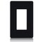 Faith 1-Gang Decorator Screwless Wall Plates Child Safe Outlet Covers, 4.68"H x 2.93" L, Black 8PK SWP1-BK-08 - alternate 9